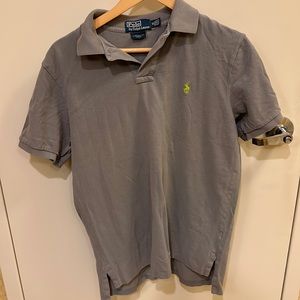 Used Polo by Ralph Lauren Men’s M grey custom fit long polo